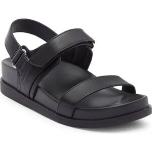 DV by Dolce Vita women footbed sandal-Black, US Size 6M